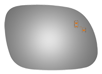 SIDE VIEW MIRROR W BLIND SPOT CROSS PATH